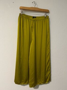 Theory Silk 100% Wide -Leg Easy Pant Size L